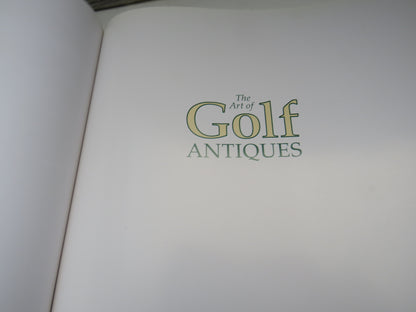The Art of Golf Antiques, An Illustrated History of Clubs, Balls, and Accessories by Gil King, in co book image 4