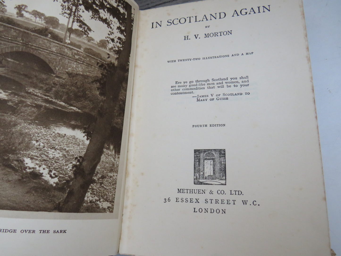 In Scotland Again By H.V. Morton 1934