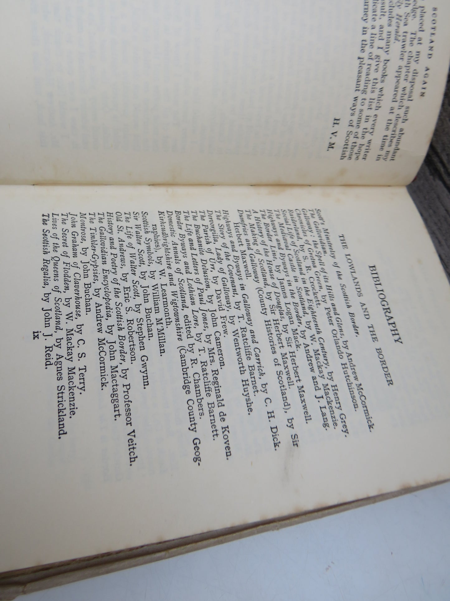 In Scotland Again By H.V. Morton 1934