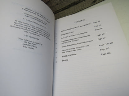 Pottery & Porcelain Marks, European, Oriental and USA in Chronological order by E. George Perrott 19 book image 4