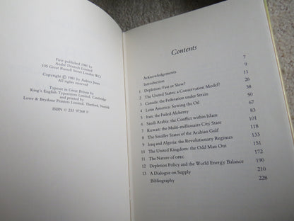 Oil The Missed Opportunity Or Naft and Shaft By Aubrey Jones 1981 book image 4