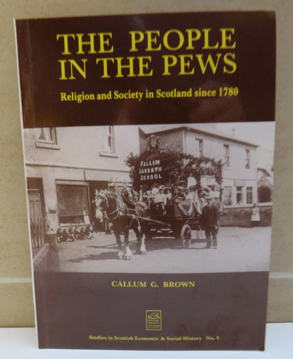 The People In The Pews, Religion and Society in Scotland since 1780 by Callum G. Brown, 1993 book image 2