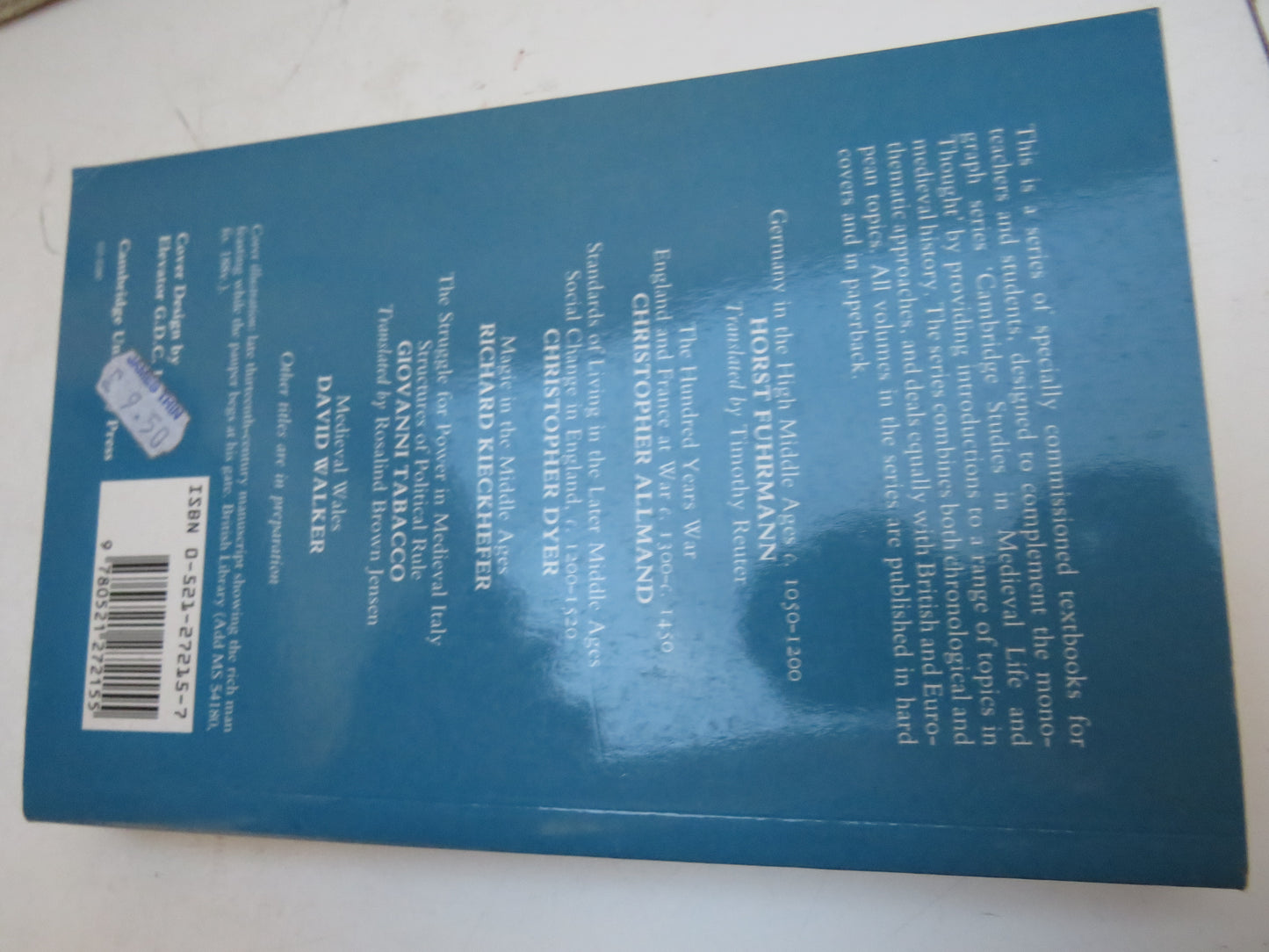 Standards of Living In The Later Middle Ages Social Change In England C.1200-1520 By Christopher Dyer 1990