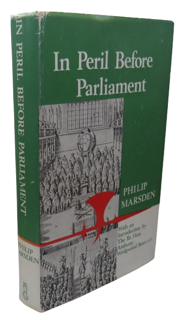 In Peril Before Parliament By Philip Marsden 1965 book front cover