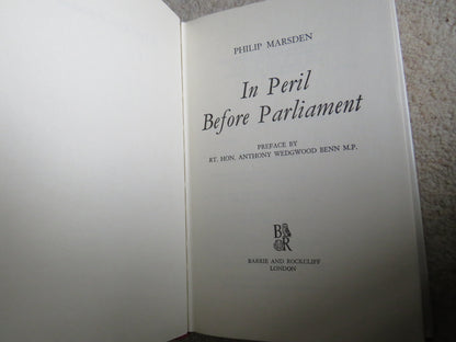 In Peril Before Parliament By Philip Marsden 1965 book image 3