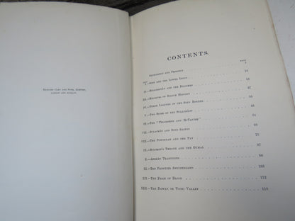 Across The Border or Pathan and Biloch by Edward E. Oliver, 1890, rare book (Antique Travel Book) book image 6