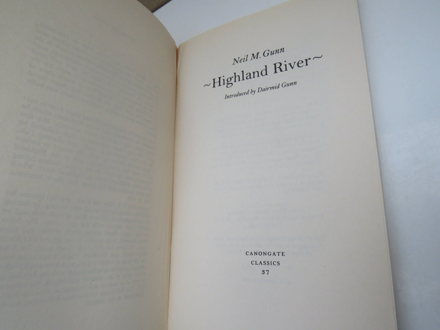 Highland River by Neil M. Gunn, 1996