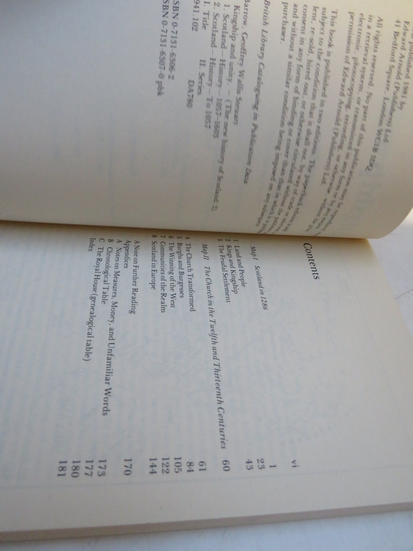 Kingship and Unity Scotland 1000-1306 By G.W.S. Barrow