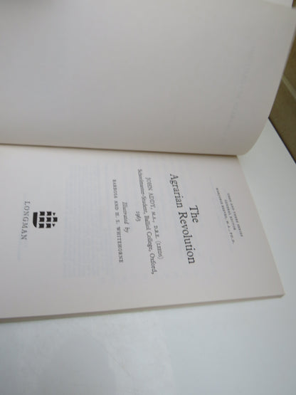 The Agrarian Revolution by John Addy, 1963 book image 4