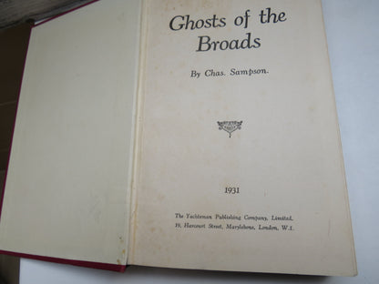 Ghosts of the Broads By Chas. Sampson 1931