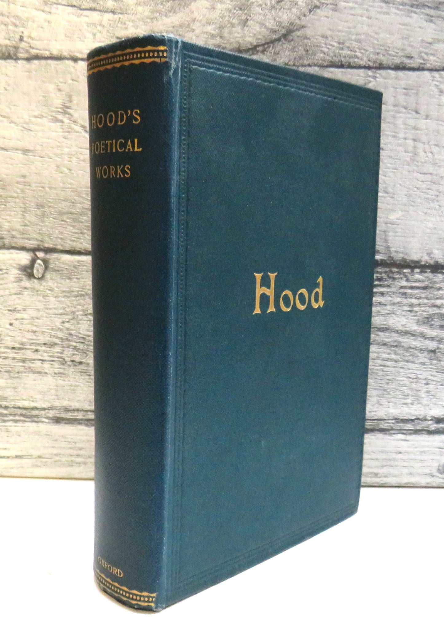 The Complete Poetical Works of Thomas Hood, edited with notes by Walter Jerrold 1906, first edition (Antique Poetry Book) book cover