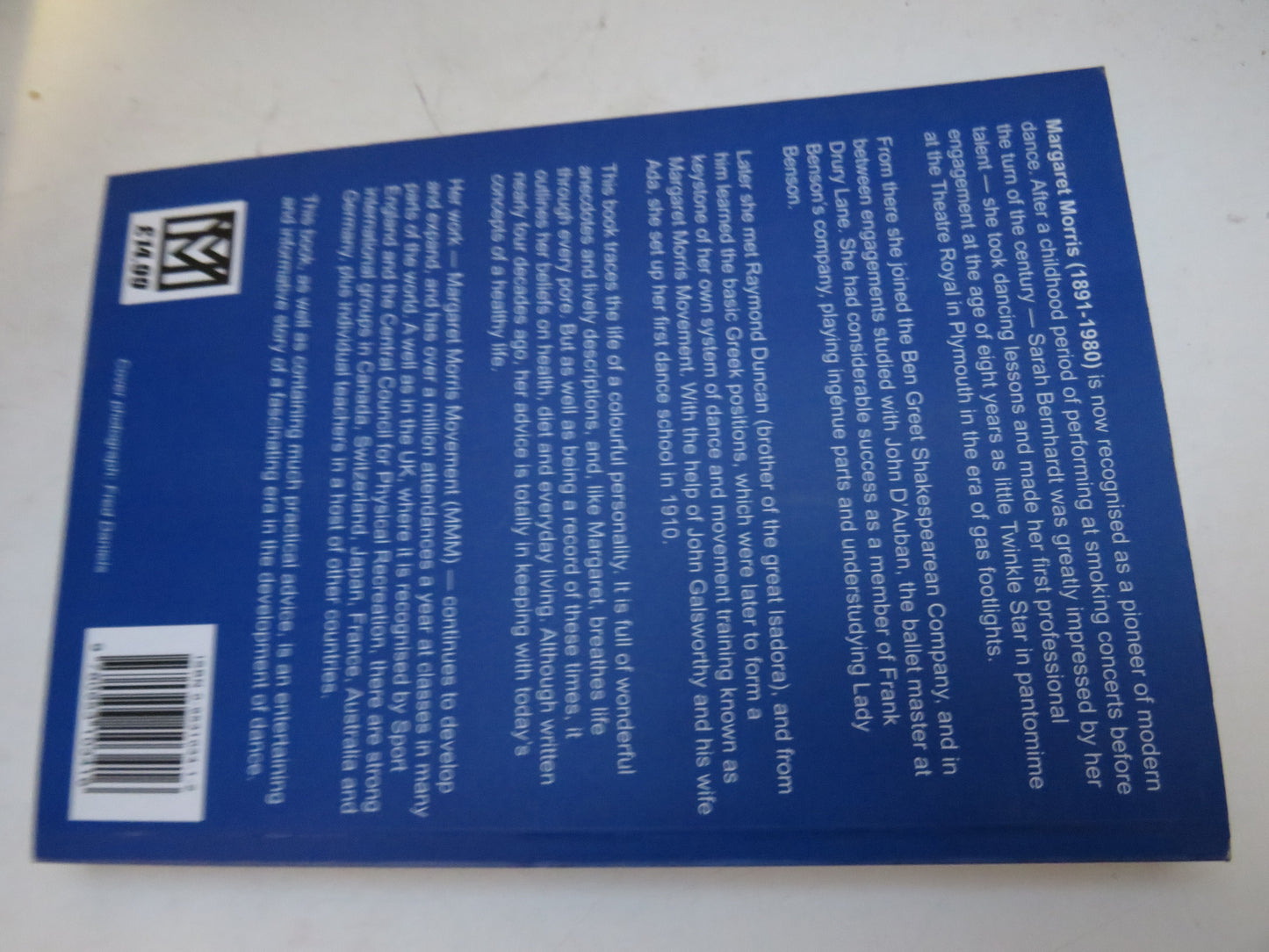 My Life In Movement By Margaret Morris 2003