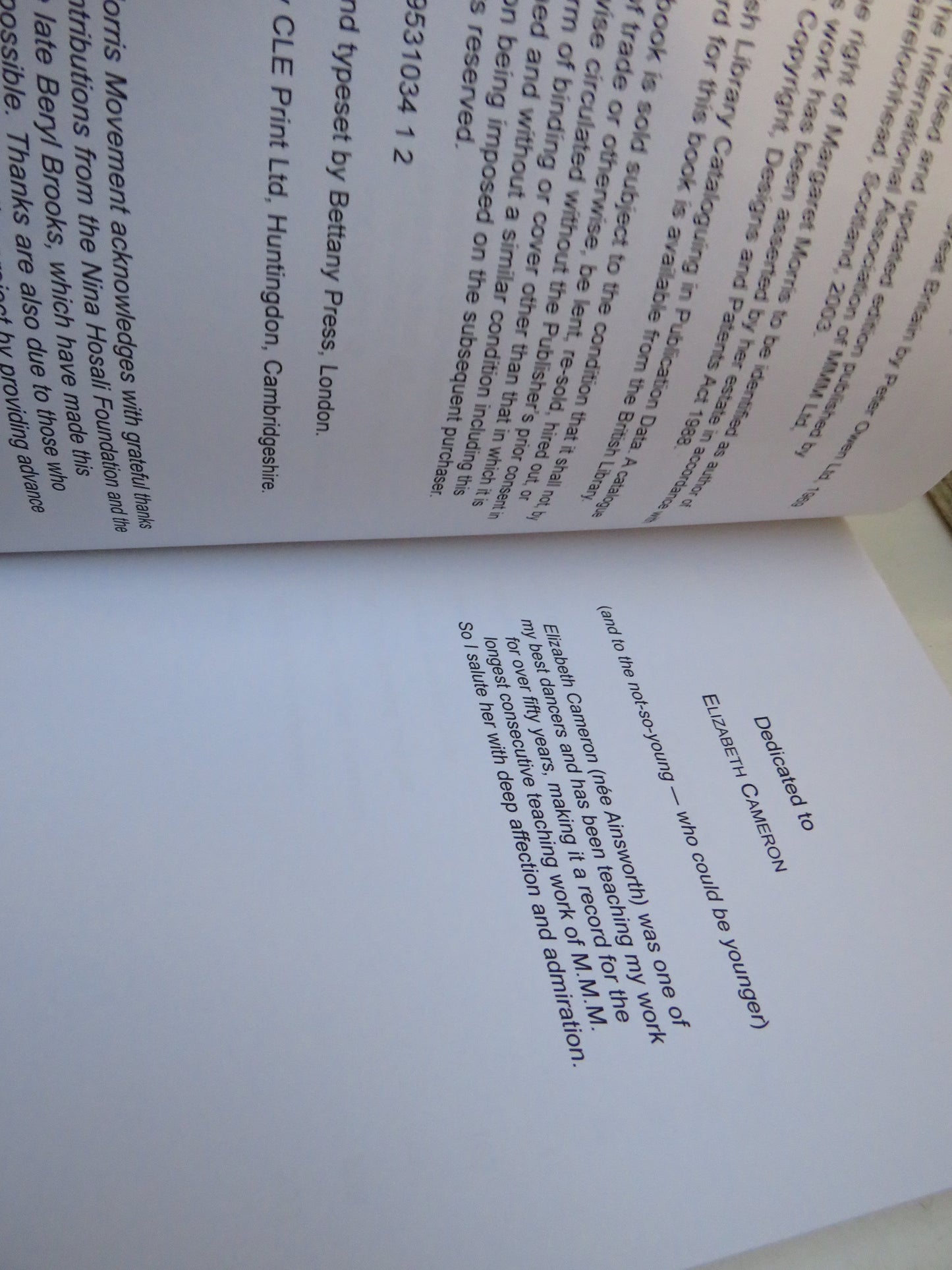 My Life In Movement By Margaret Morris 2003