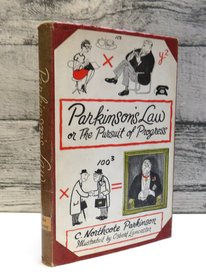 Parkinson's Law or The Pursuit of Progress by C. Northcote Parkinson 1959 (Vintage Business Book) book front cover