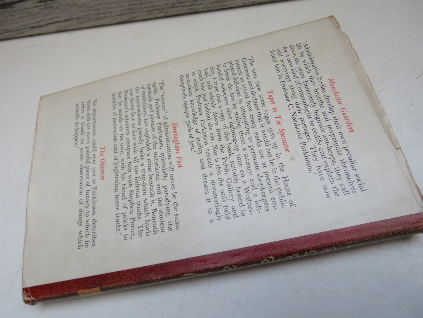 Parkinson's Law or The Pursuit of Progress by C. Northcote Parkinson 1959