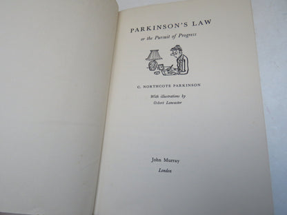 Parkinson's Law or The Pursuit of Progress by C. Northcote Parkinson 1959 (Vintage Business Book) book image 3