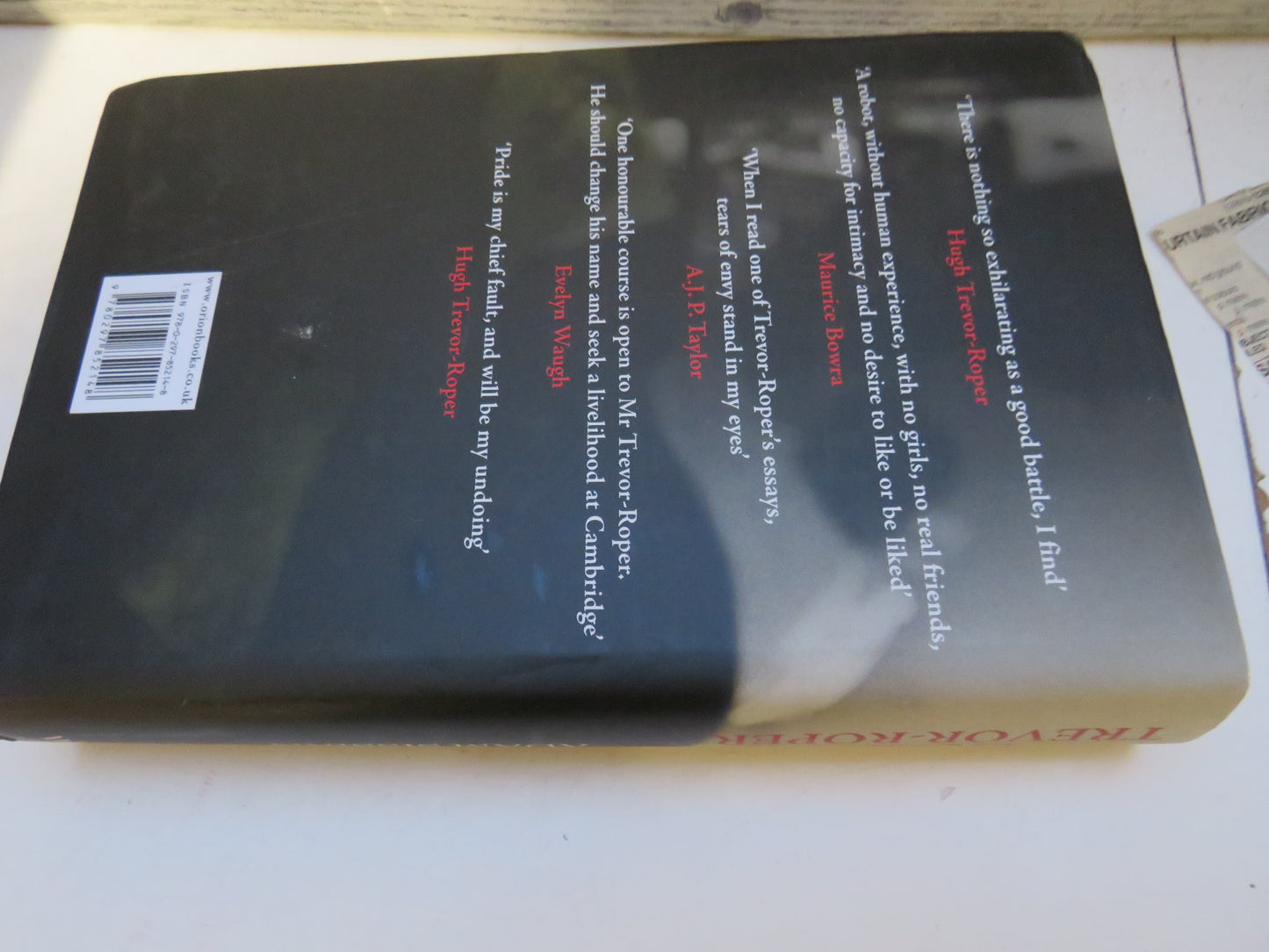 Hugh Trevor-Roper The Biography By Adam Sisman 2010