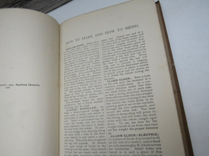 How To Make and How To Mend By An Amateur Mechanic 1901