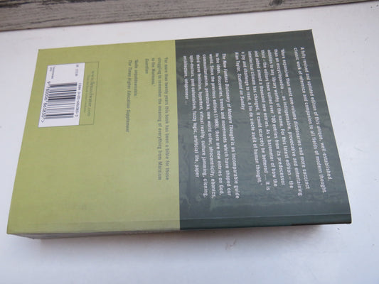 The New Fontana Dictionary of Modern Thought Edited by Alan Bullock & Stephen Trombley 2000