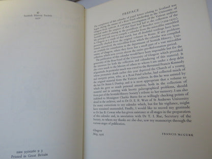 Calendar of Papal Letters To Scotland of Benedict XIII of Avignon 1394-1419 Edited By Francis McGurk book image 5