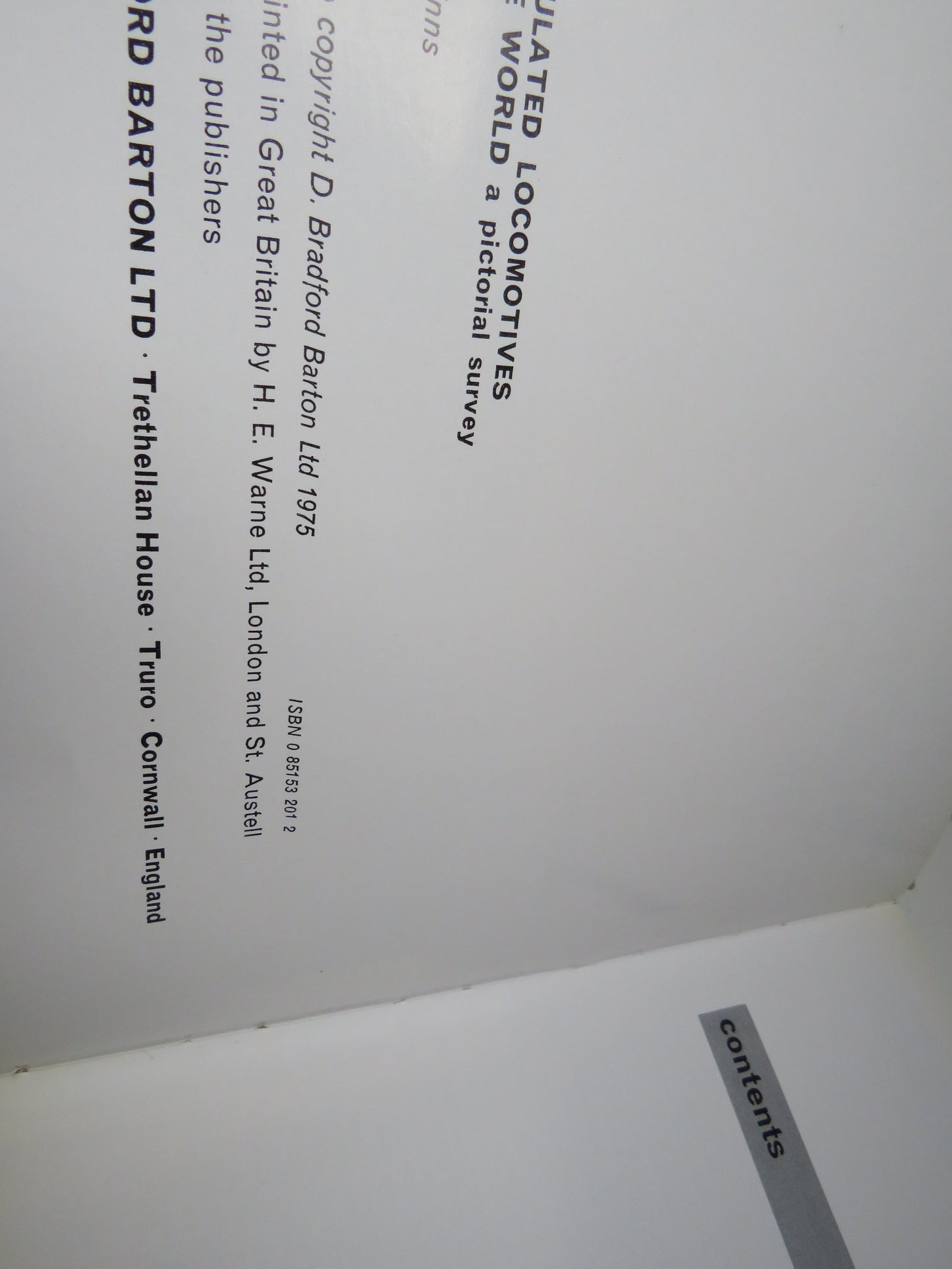 Articulated Locomotives of the World By Donald Binns 1975