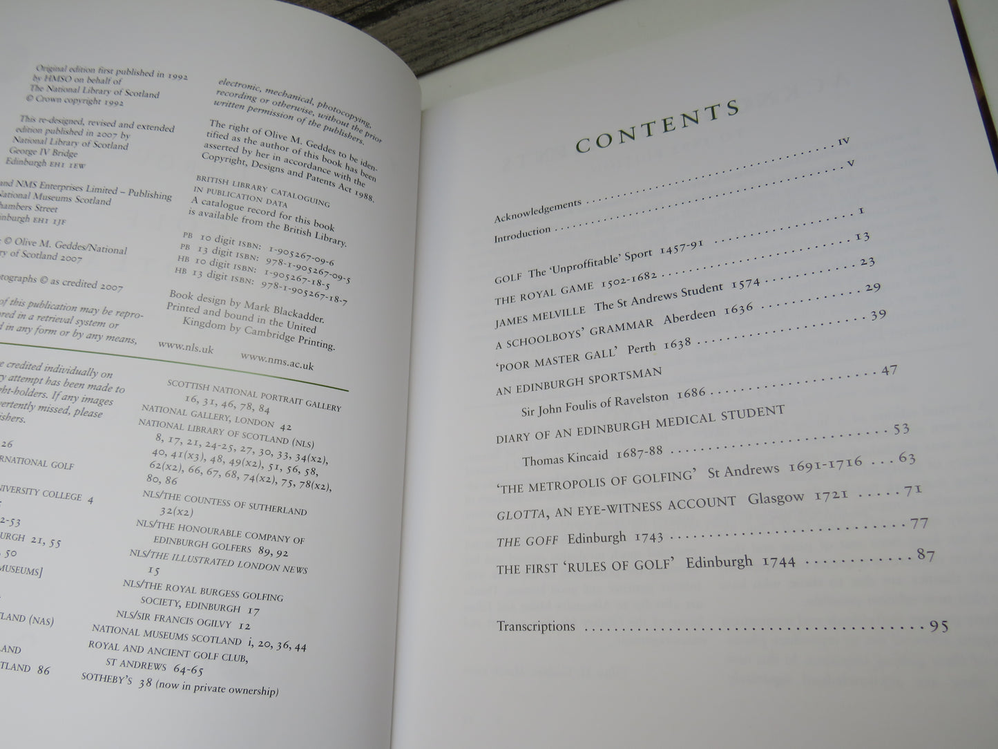 A Swing Through Time Golf In Scotland 1457-1744 By Olive M. Geddes 2007