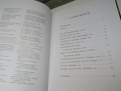 A Swing Through Time Golf In Scotland 1457-1744 By Olive M. Geddes 2007