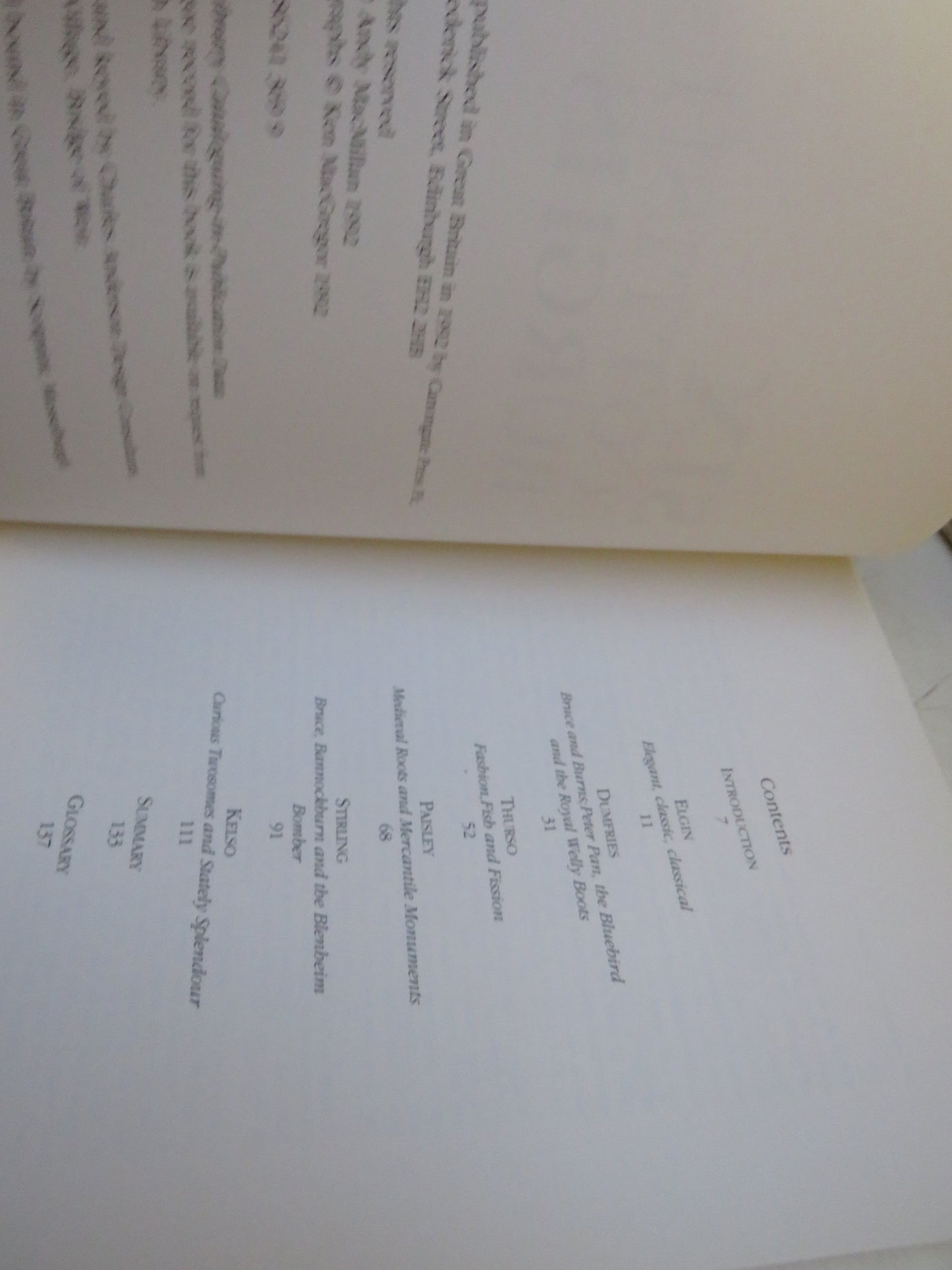 Six Scottish Burghs By Andy MacMillan 1992