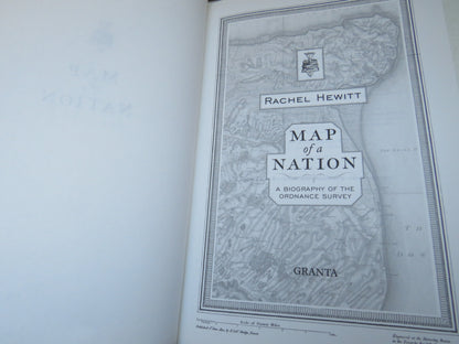 Map of A Nation A Biography of The Ordnance Survey By Rachel Hewitt 2010 (Modern Cartography History book image 4