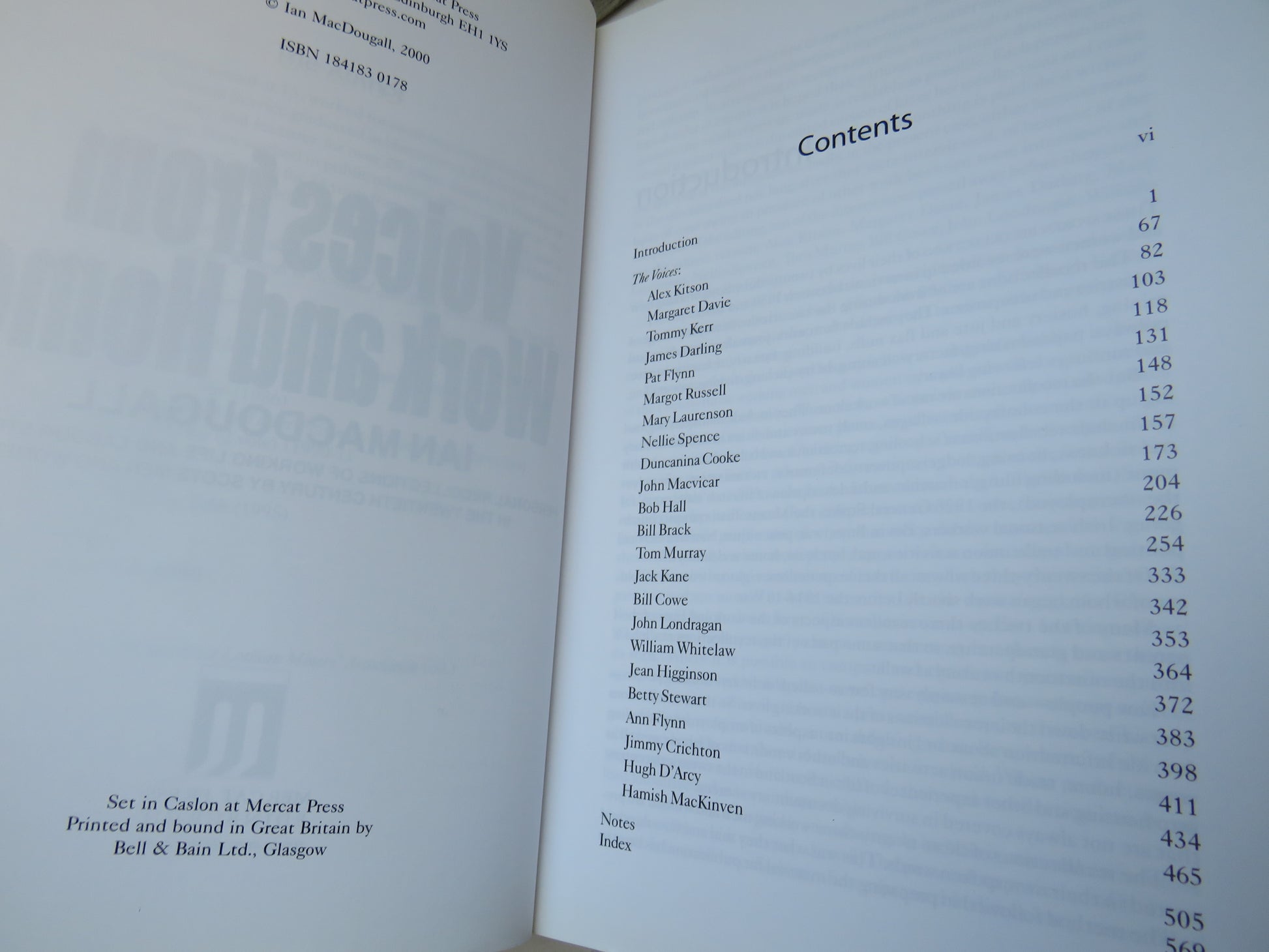 Voices From Work and Home By Ian MacDougall 2000 (Modern Social History) book 4