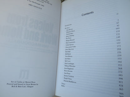 Voices From Work and Home By Ian MacDougall 2000 (Modern Social History) book image 4
