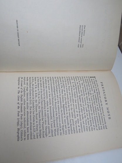A History of Restoration Drama 1660-1700 By Allardyce Nicoll 1940 book image 4