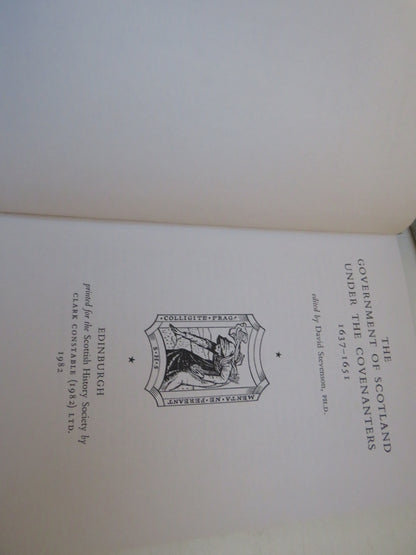 The Government of Scotland Under The Covenanters 1637-1651 Edited By David Stevenson 1982 book image 4