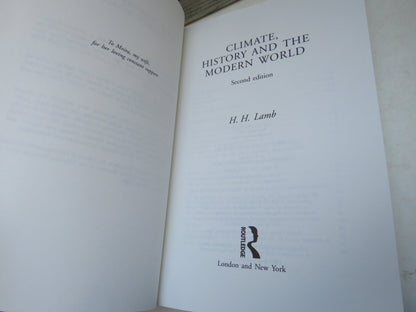 Climate History and the Modern World 2nd Edition By H.H. Lamb 1995 (Modern Science Book) book image 3