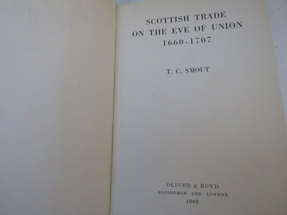 Scottish Trade On The Eve Of Union 1660-1707 By T.C. Smout 1963 book image 4