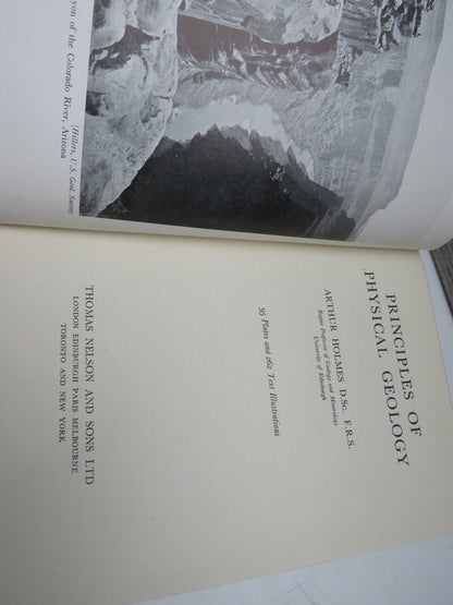 Principles of Physical Geology By Arthur Holmes 1952