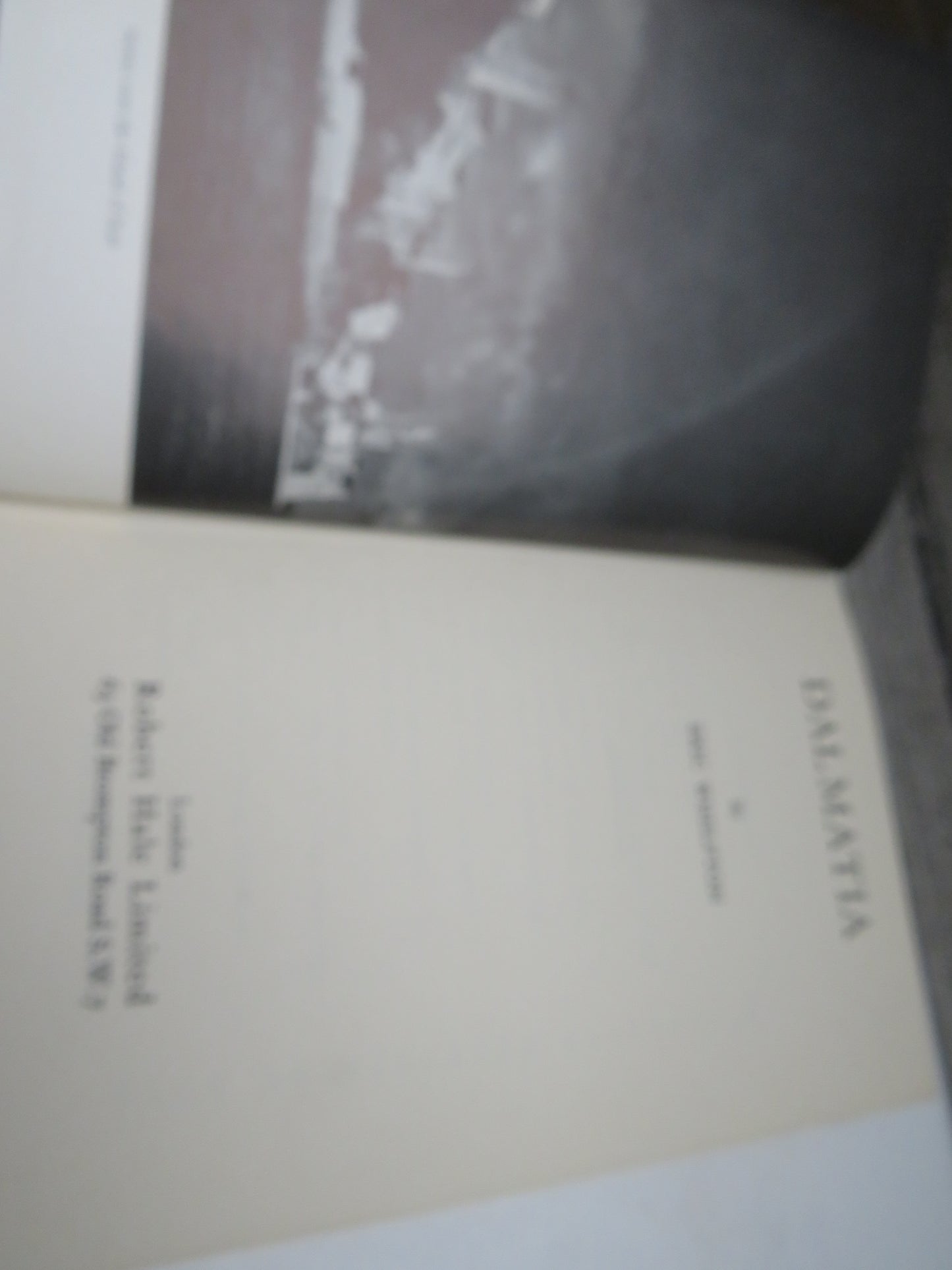 Dalmatia By Eric Whelpton 1954 1st Edition