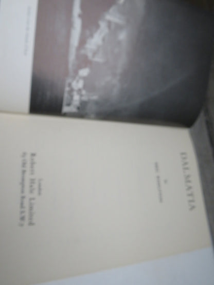 Dalmatia By Eric Whelpton 1954 1st Edition