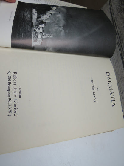 Dalmatia By Eric Whelpton 1954 1st Edition