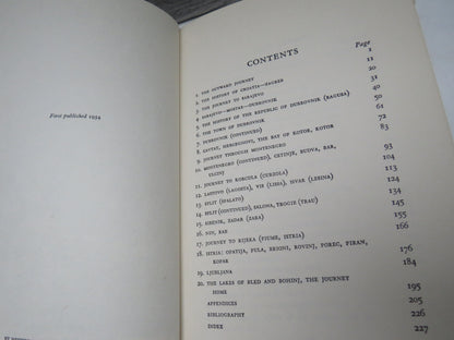 Dalmatia By Eric Whelpton 1954 1st Edition