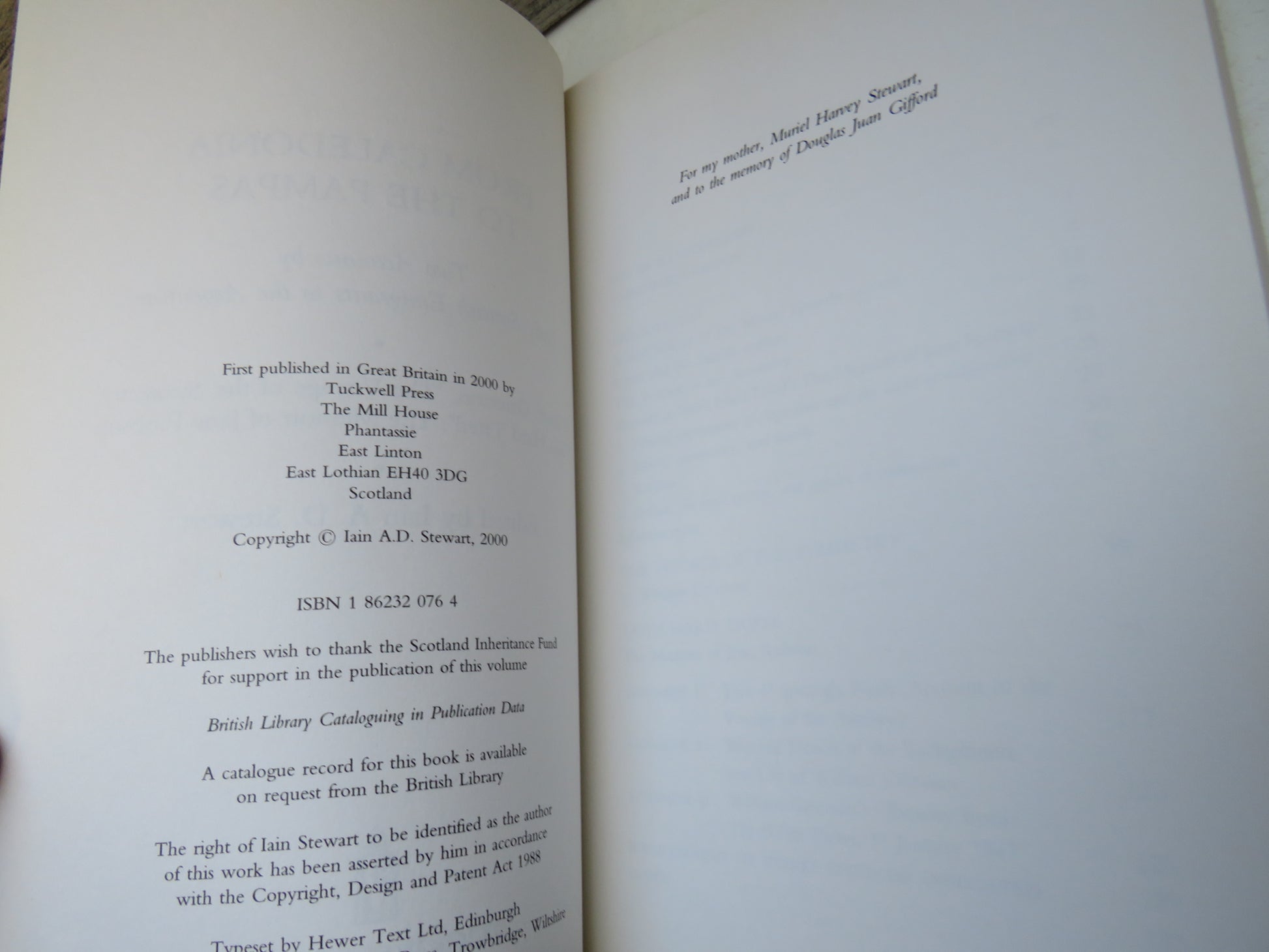 From Caledonia To The Pampas Two Accounts By Early Scottish Emigrants To The Argentine William Grierson The Voyage of The Symmetry 'Faith Hard Tried' The Memoir Of Jane Robson Edited By Iain A. D. Stewart (Modern Emigration History) book 5