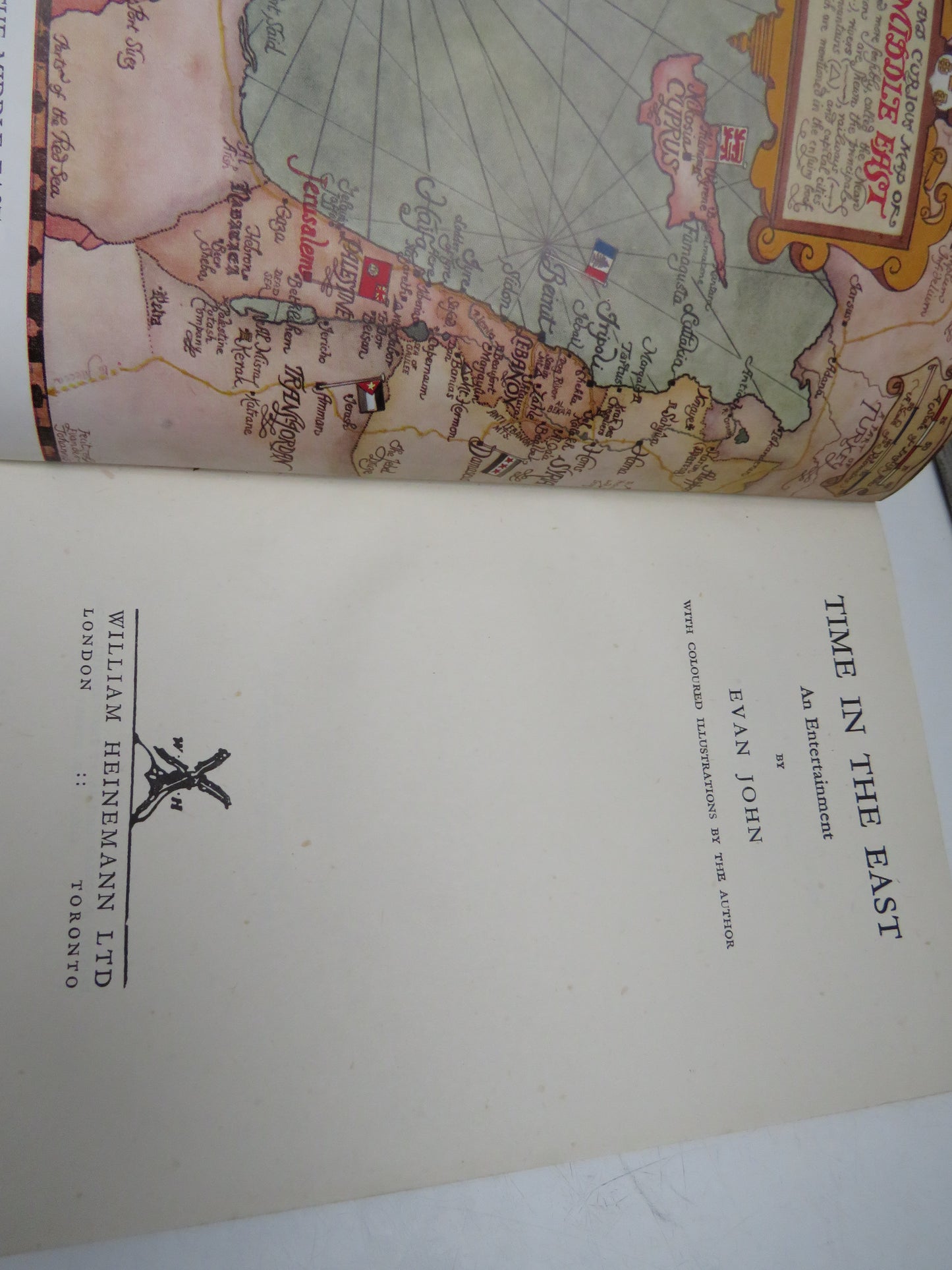 Time In The East An Entertainment By Evan John 1946 1st Edition
