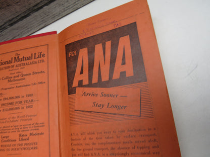 Walch's Tasmanian Almanac For 1953 The "Red Book"