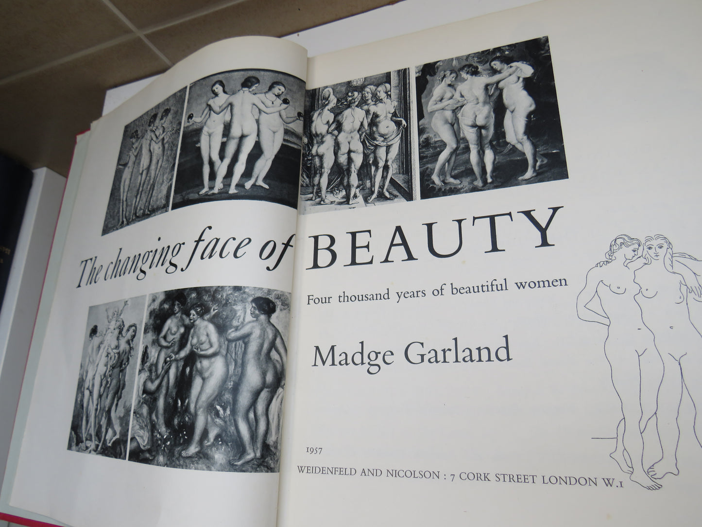 The Changing Face of Beauty Four Thousand Years of Beautiful Women By Madge Garland 1957