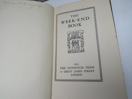 The Week-End Book 1925
