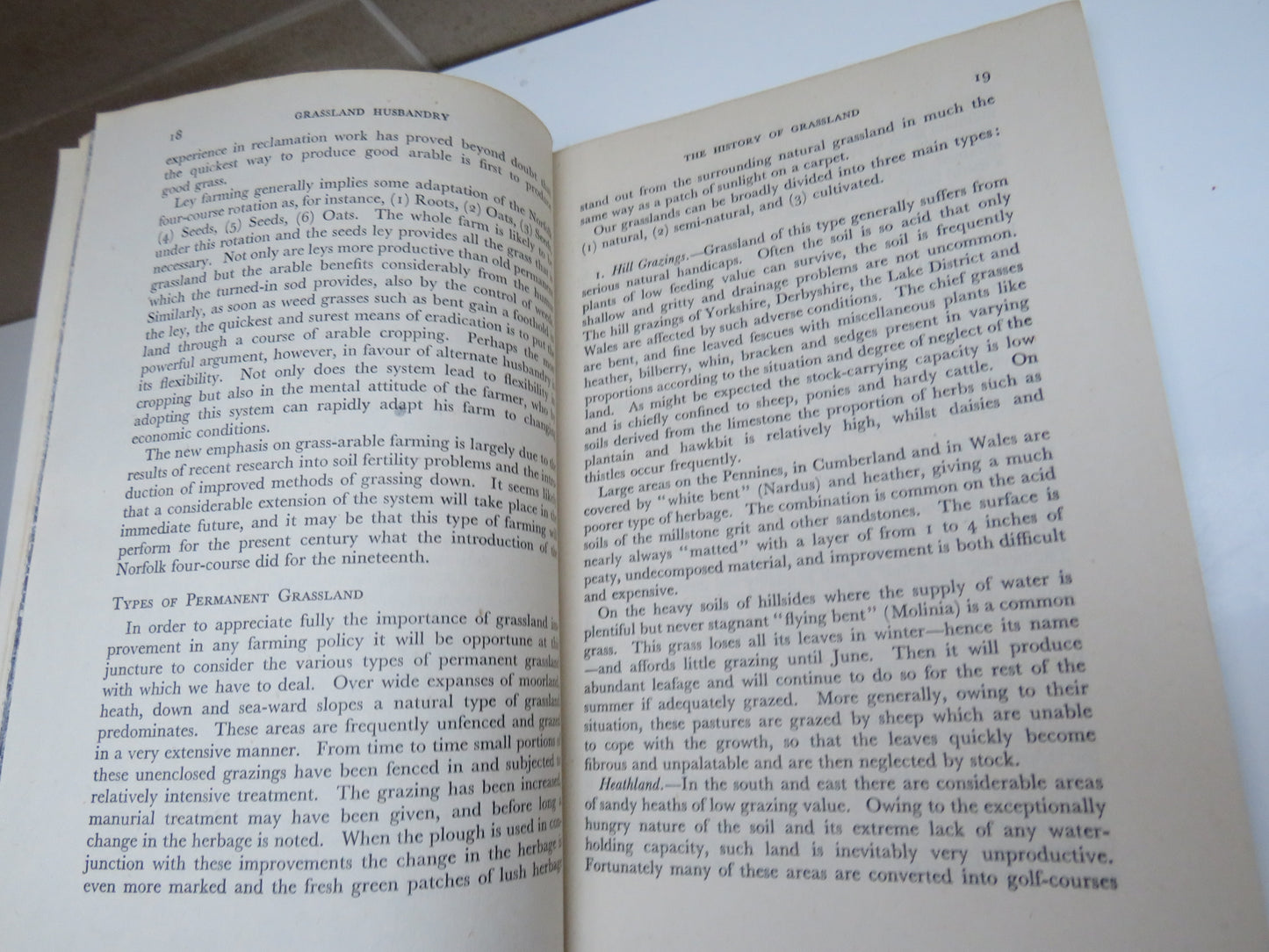 Grassland Husbandry by H. I. Moore, 1946