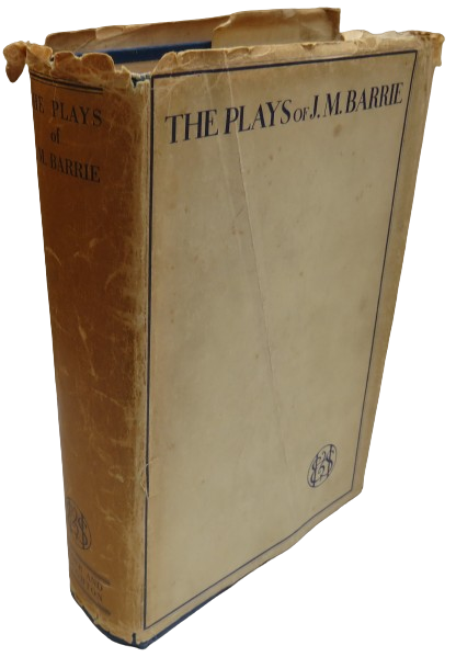 The Plays of J.M. Barrie In One Volume 1936 book front cover