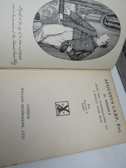Augustus Carp, Esq. By Himself Being The Autobiography of a Really Good Man 1924 1st Edition