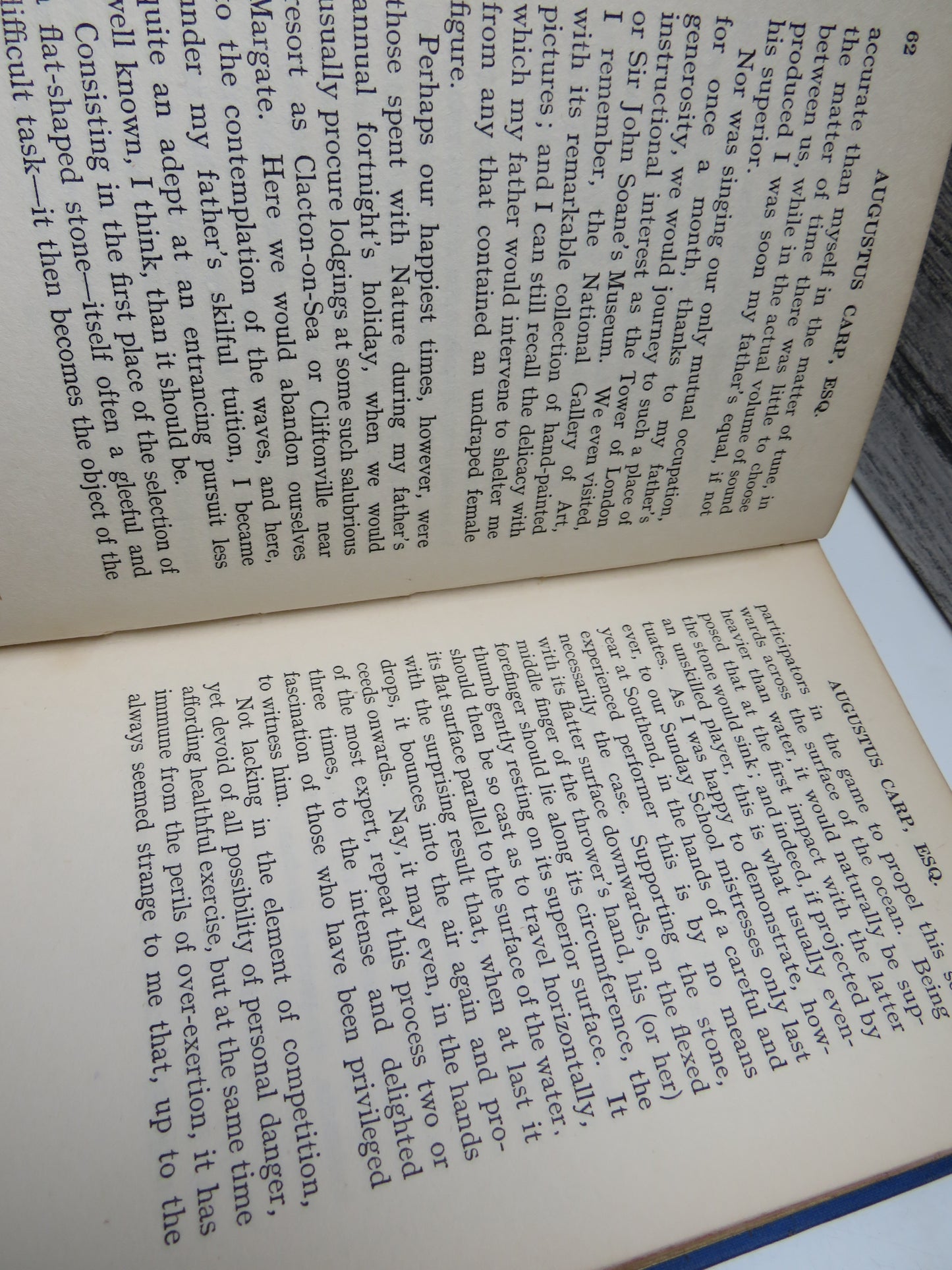 Augustus Carp, Esq. By Himself Being The Autobiography of a Really Good Man 1924 1st Edition