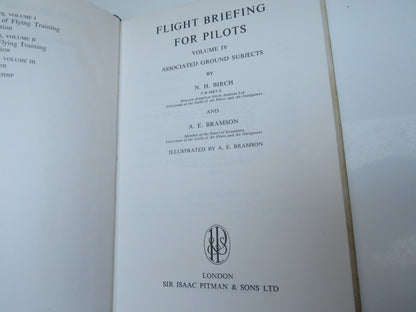 Flight Briefing For Pilots by N. H. Birch & A. E. Bramson, Volume IV, 1968 book image 4